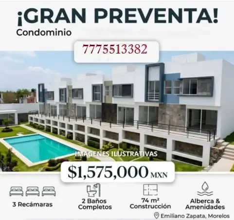 Casa en venta en Tezoyuca, Emiliano Zapata — foto 2 de 3
