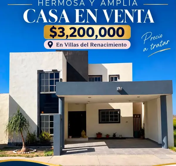 Casa en venta en Villas del Renacimiento, Torreón, Coahuila de Zaragoza