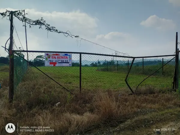 RENTA DE PATIO DE MANIOBRAS 5222 M2 EN PARQUE INDUSTRIAL ZONA AEROPUERTOEL TAJÍN