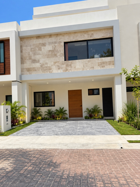 Casa nueva en Arbolada Fase 2, con alberca privada, 3 recámaras con baño privado y walking closet.