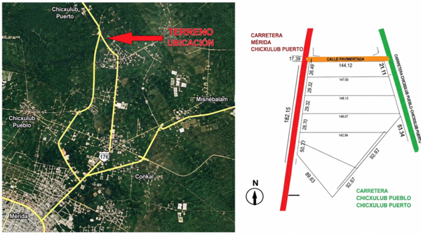 TERRENO EN VENTA SOBRE CARRETERA MÉRIDA–CHICXULUB! 38,410 m² CON 3 FRENTES Y UBICACIÓN ESTRATÉGICA