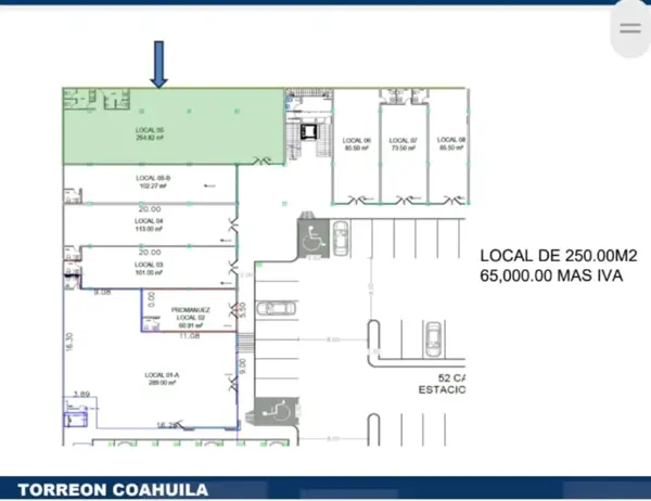 Local en renta en Residencial los Fresnos, Torreón — foto 3 de 3