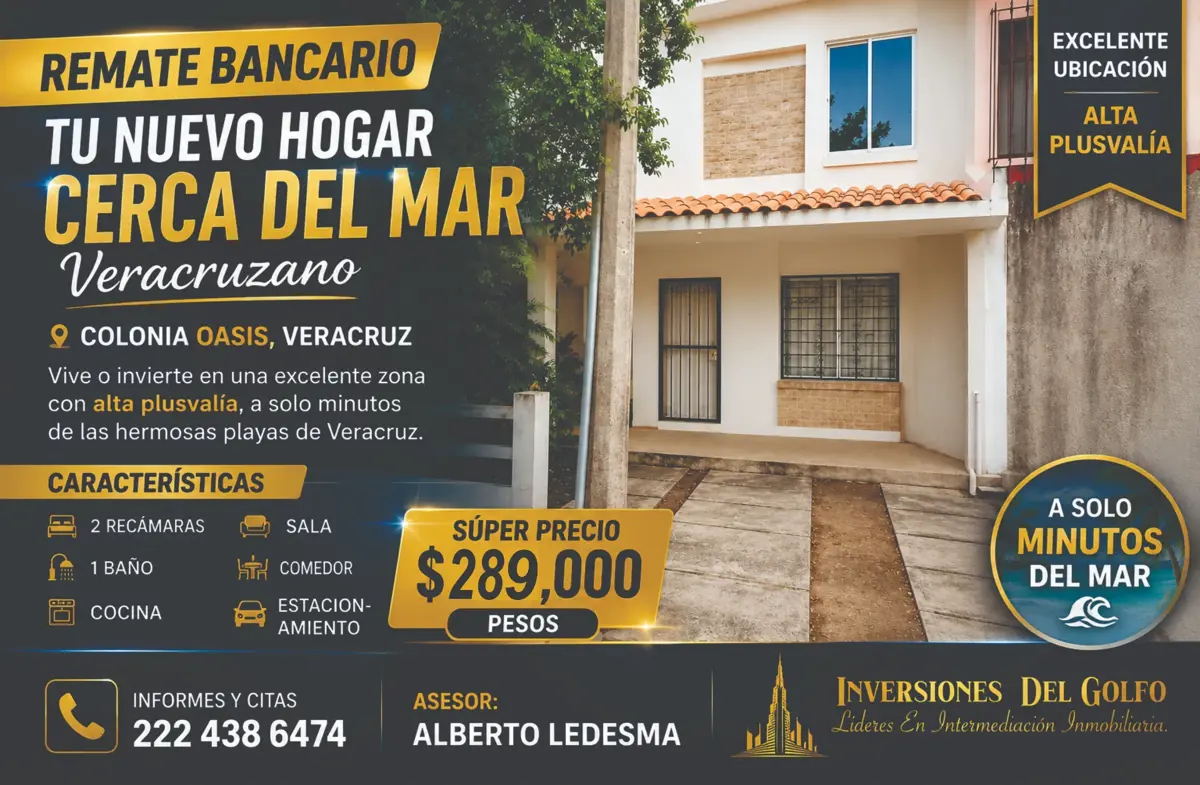 Casa en venta en Residencial las Olas, Cosoleacaque — foto 1 de 12