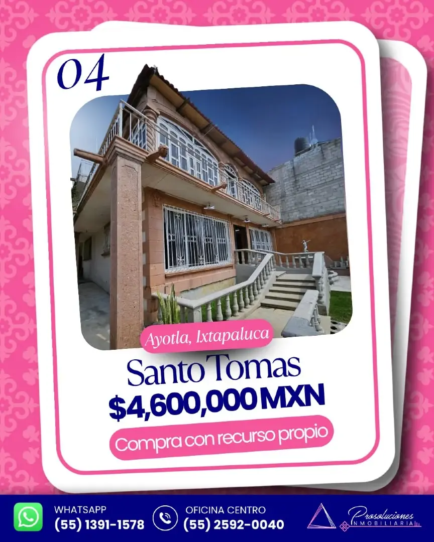 Casa en venta en Santo Tomas, Ixtapaluca — foto 1 de 2