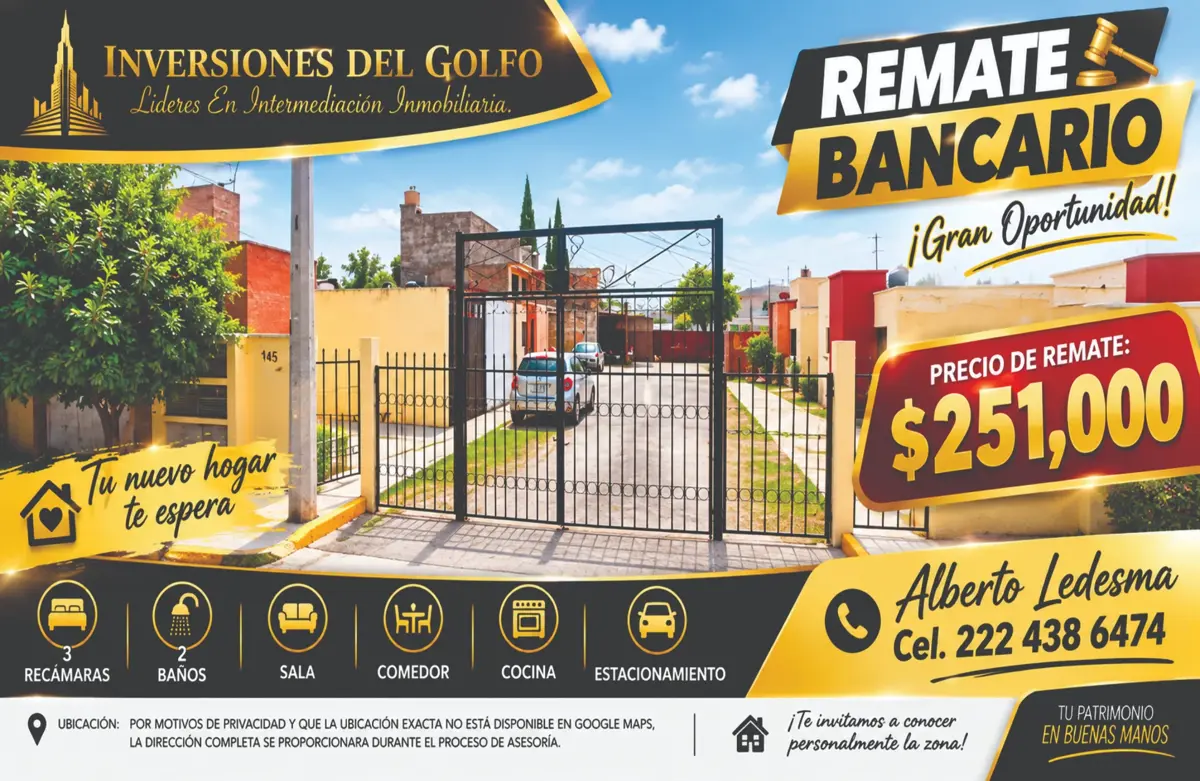 Casa en venta en Villa Manantiales, Tehuacán — foto 1 de 11