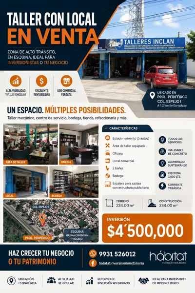 Local en venta en El Espejo 1, Centro, Tabasco