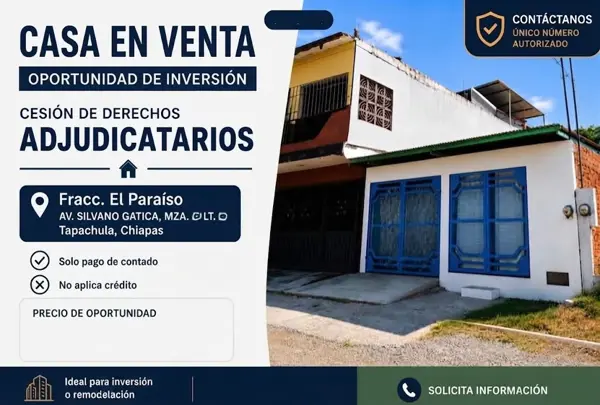 PAQUETE DE 6 CASAS a un exelente precio TGLJ