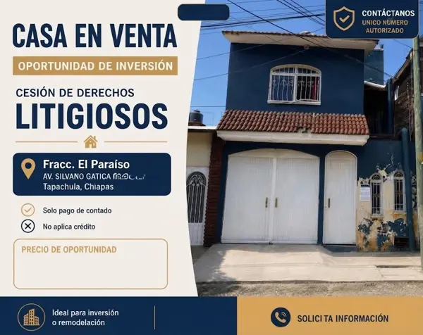 Casa en venta en El Paraiso, Tapachula — foto 2 de 6