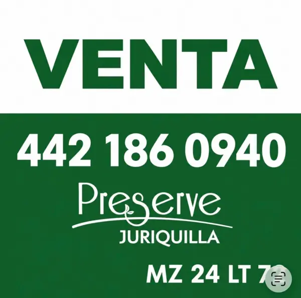 TERRENO EN VENTA EN PRESERVE JURIQUILLA