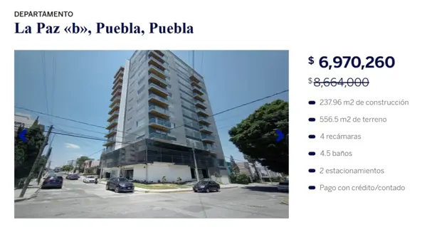DEPARTAMENTO DE OPORTUNIDAD DE RECUPERACIÓN BANCARIA, LA PAZ, PUEBLA