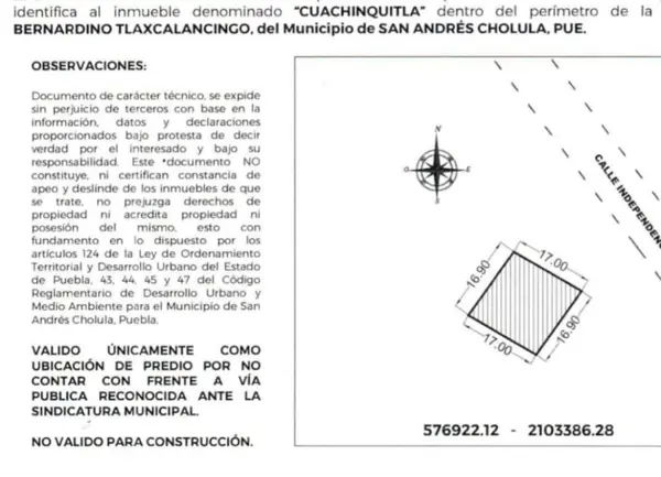 Terreno en venta en Lomas de Angelópolis, San Andrés Cholula — foto 3 de 4