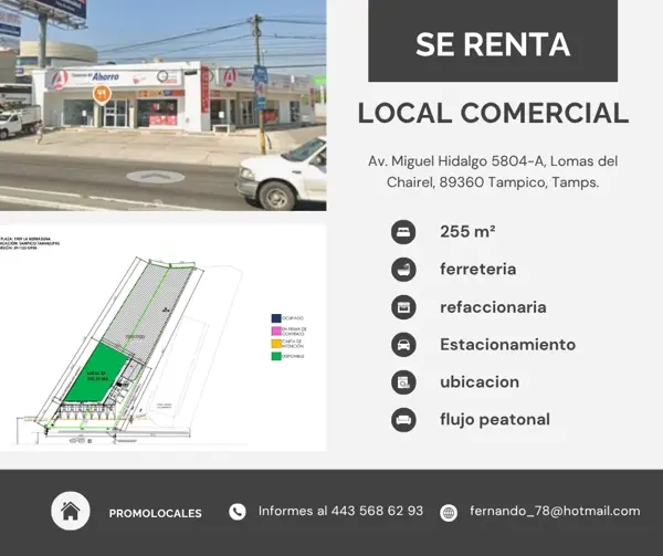 ¡El punto estratégico que tu negocio necesita para dominar Tampico ya está disponible!
