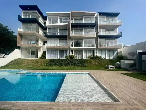 Departamento amueblado en renta. Living 34