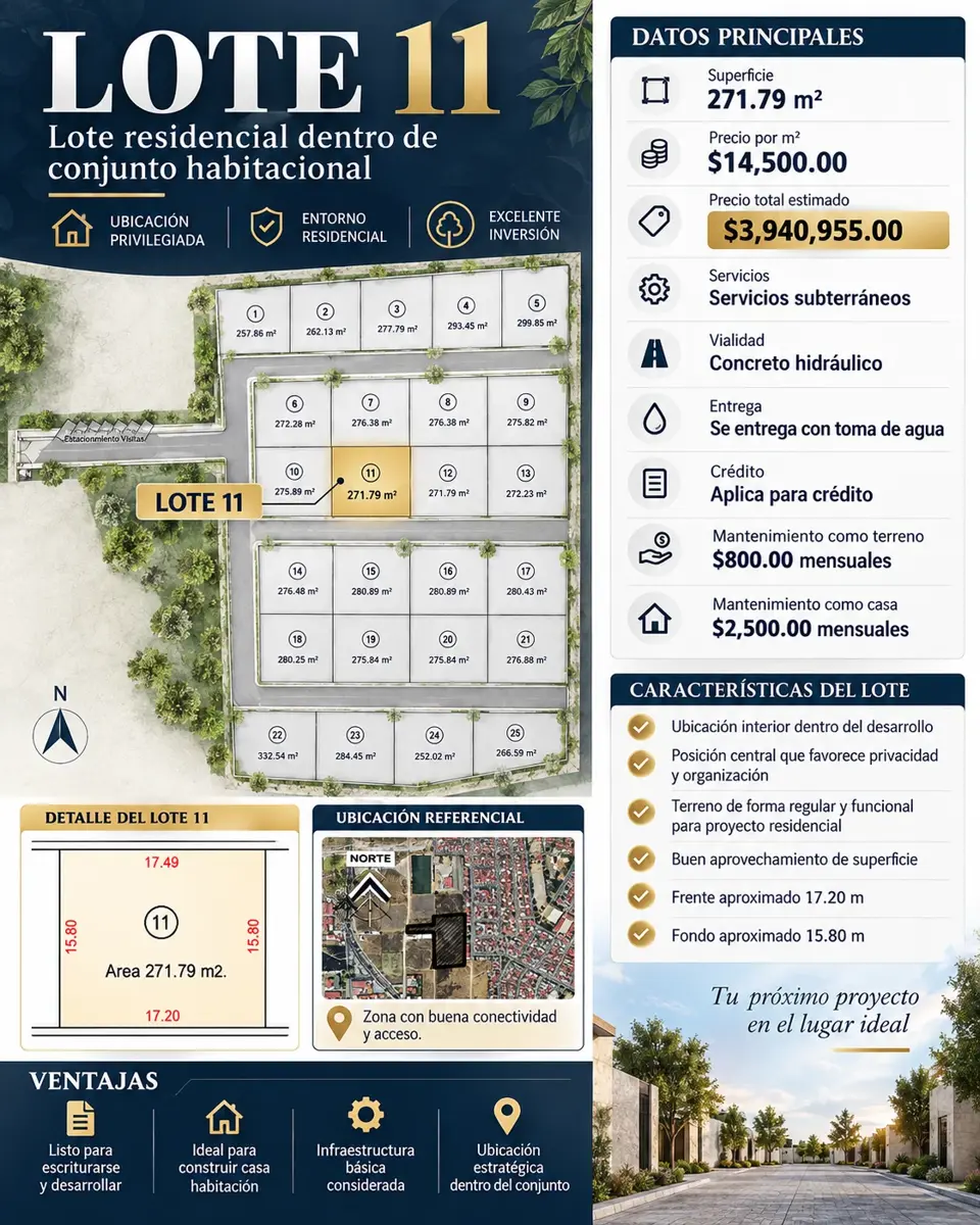 Terreno en venta en Rancho la Providencia, Metepec — foto 1 de 10