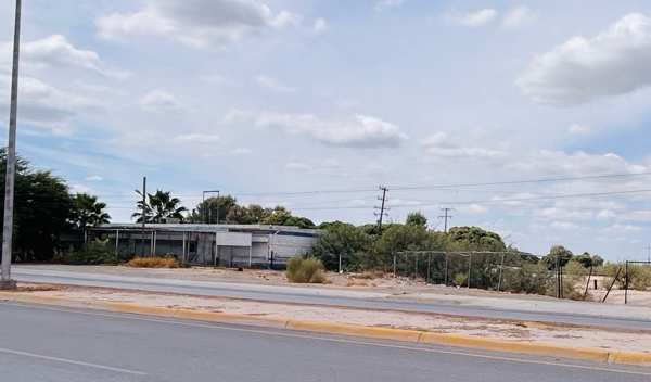 Terreno en venta a pie de carretera en Ejido Las Virginias