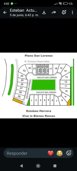 Terreno en Venta en Viña San lorenzo frente a area verde.