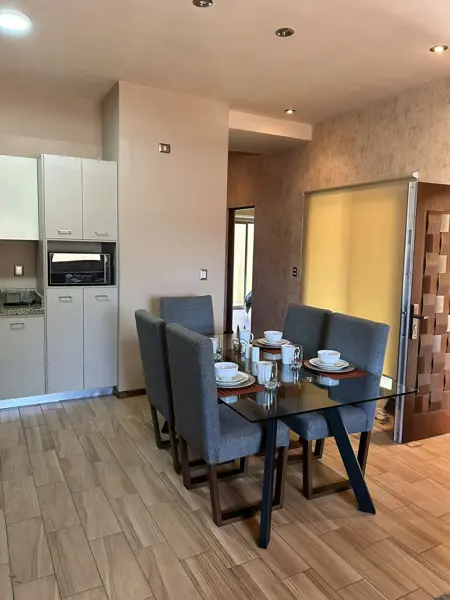 departamento amueblado en renta planta alta en villas de sayavedra
