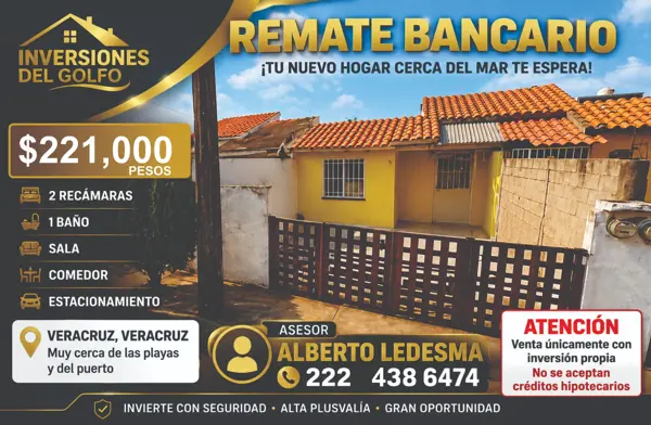 Casa en Ejecución Hipotecaria en El Campanario, Veracruz - Accesible y Conveniente