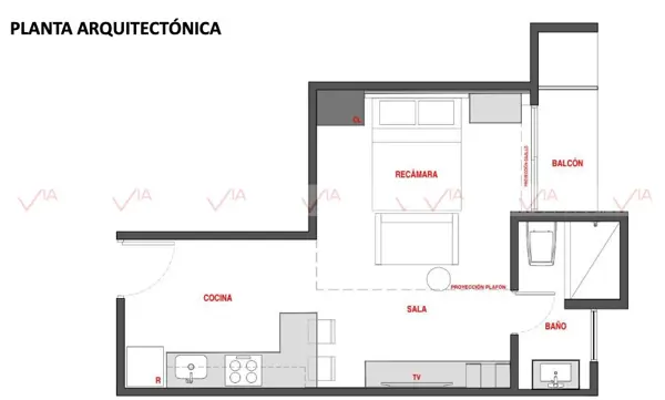 Departamento en renta en Monterrey Centro, Monterrey — foto 3 de 13