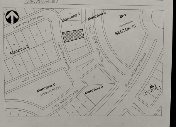 Terreno en Venta en Villas Del Renacimiento, Torreón, Coah.