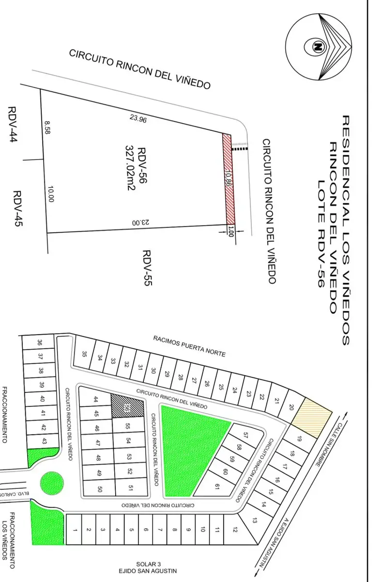 Terreno en venta en Los Viñedos, Torreón