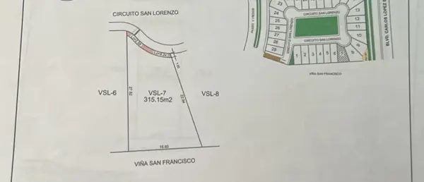 TERRENO VENTA LAS VIÑAS