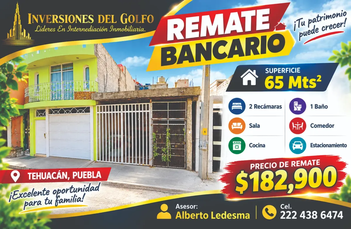 Casa en venta en Paseo de San Pedro, Tehuacán — foto 1 de 10