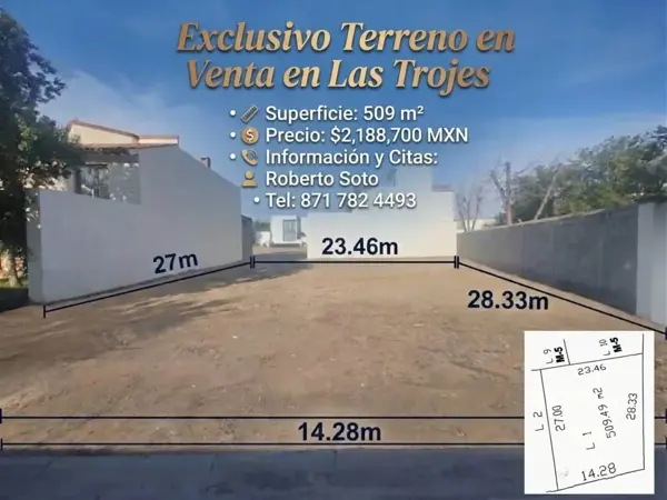 VENTA de Terreno en Las Trojes | Santa Elodia