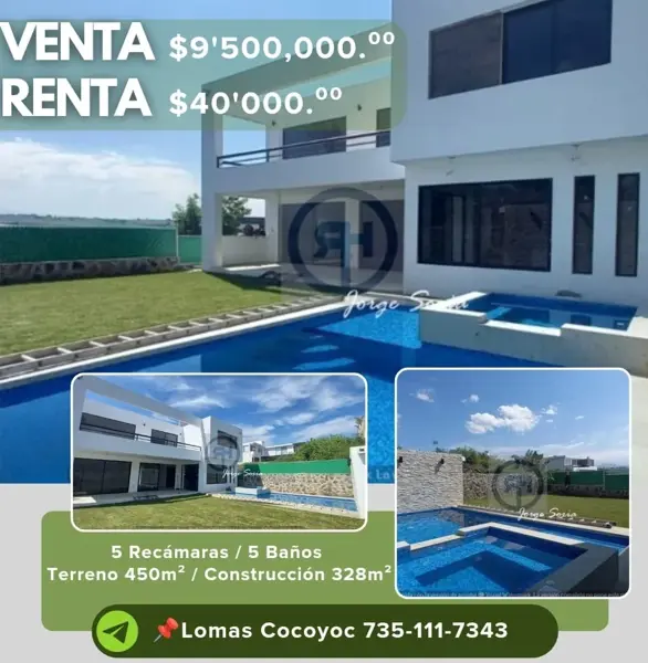 CASA EN LOMAS DE COCOYOC