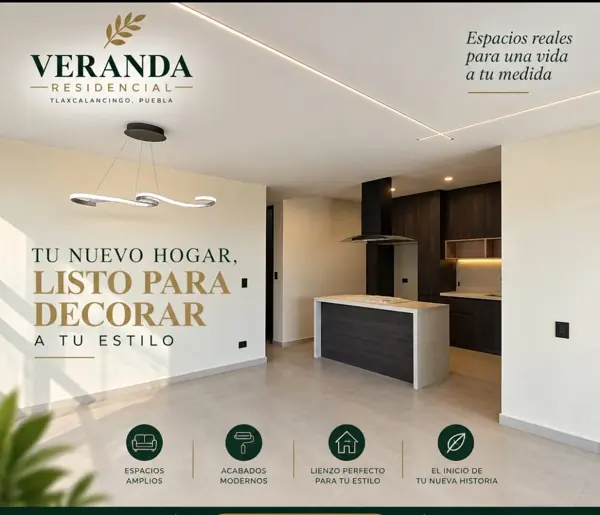 Departamento en venta en San Bernardino Tlaxcalancingo, San Andrés Cholula — foto 2 de 6
