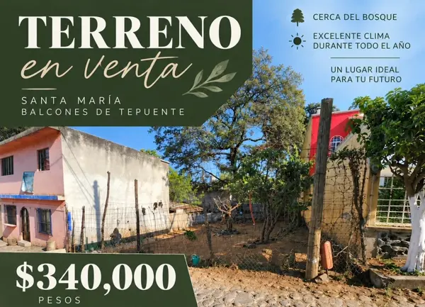 Terreno en venta en Santa Maria Ahuacatitlan, Cuernavaca — foto 2 de 3