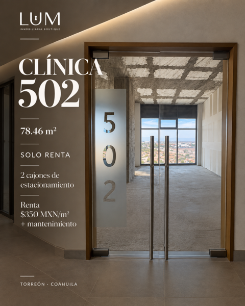Clínica 502 | Renta

Clínica en renta en Más Médica Center