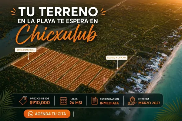 Terreno en venta en Chicxulub Puerto, Yucatán, cerca de la playa — foto 1 de 11