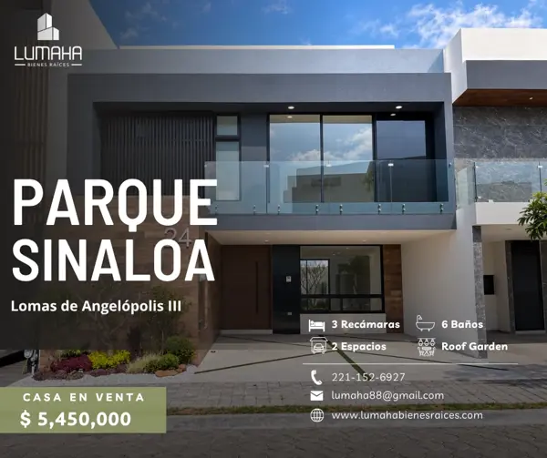 Casa en venta en Lomas de Angelópolis, San Andrés Cholula, Puebla