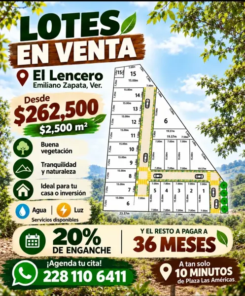 LOTES EN VENTA ( El lencero )