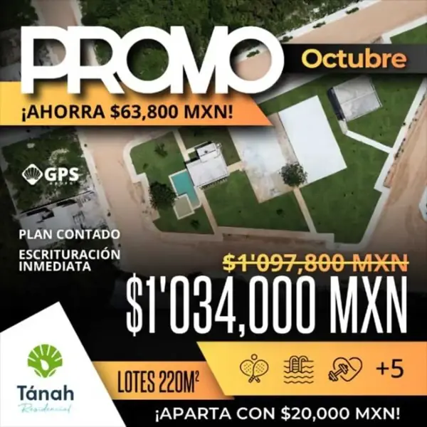 Terrenos(220) en Venta en Tanah Residencial en Real Montejo — foto 1 de 11