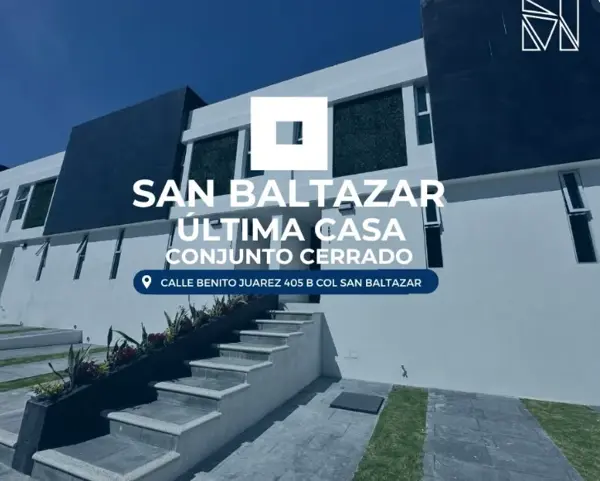 CASA RESIDENCIAL EN LA COLONIA SAN BALTAZAR CAMPECHE PUEBLA, MUY CERCA DE PLAZA CRISTAL .