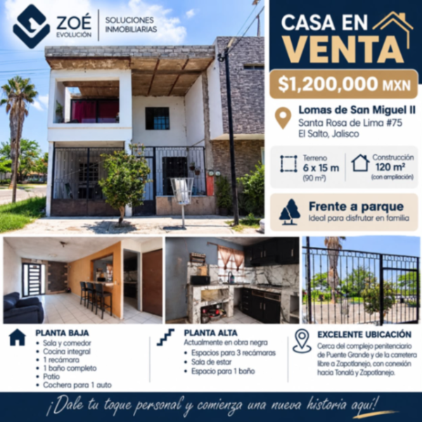 Casa amplia en el Salto