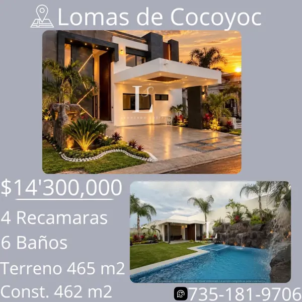 Casa en venta en Lomas de Cocoyoc, Atlatlahucan, Morelos