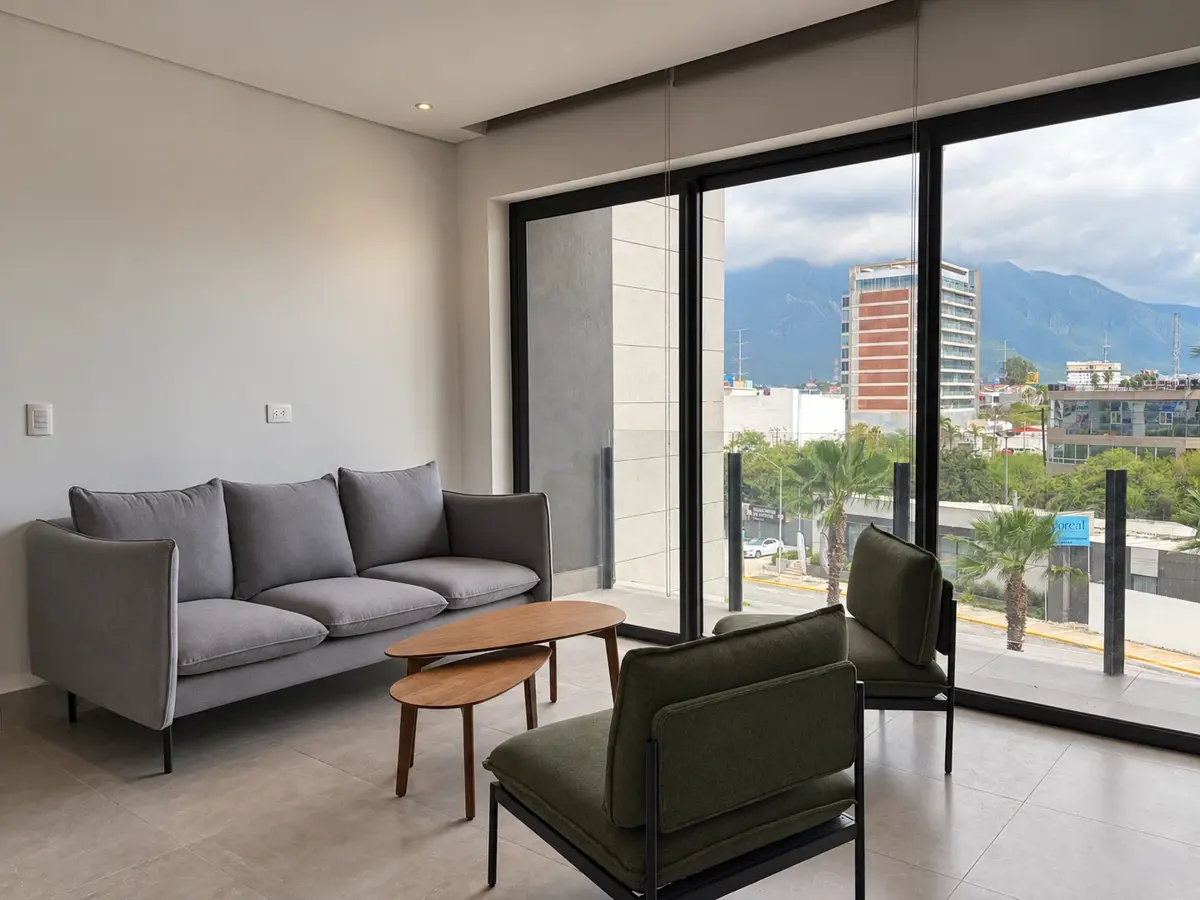 Departamento en renta en Del Paseo Residencial, Monterrey — foto 1 de 14