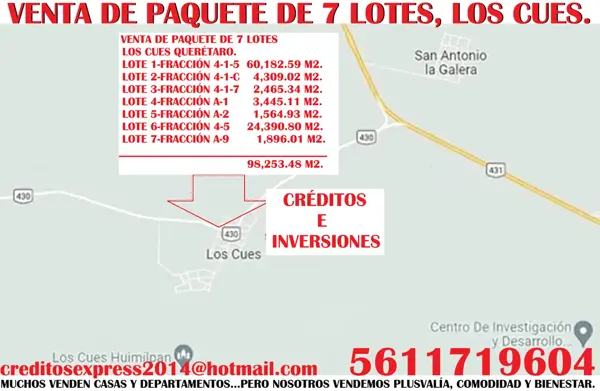 Terreno en venta en Los Cues, Huimilpan — foto 2 de 24