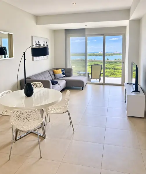 Departamento en venta en Cancún con vista al mar