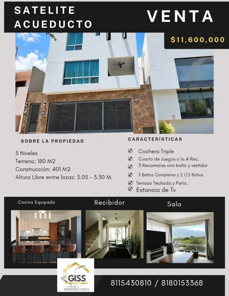 Casa en Satélite Acueducto Sexto Sector, Monterrey, Nuevo León — foto 1 de 25