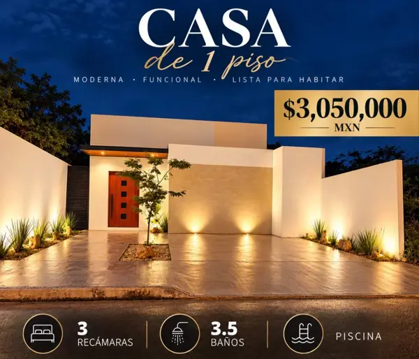 Casa en Venta en Amaranta, Conkal — foto 1 de 23
