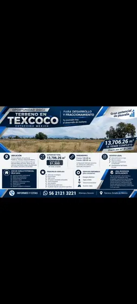 Terreno en venta en El Molino de Flores, Texcoco — foto 2 de 2