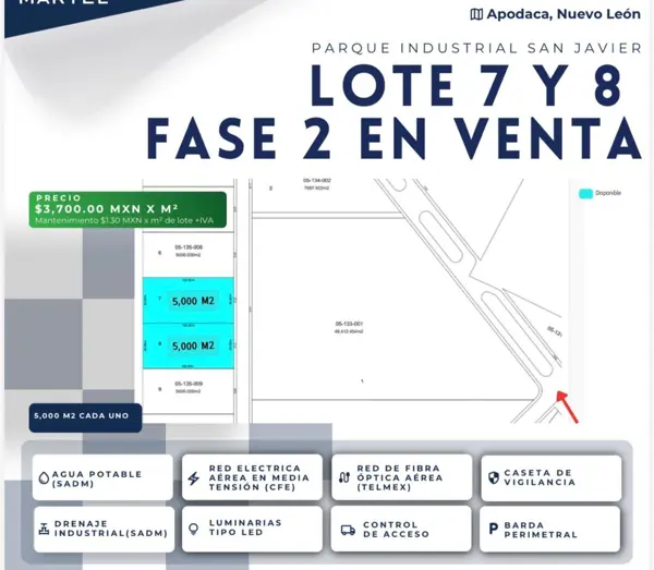 Terreno en venta en Parque Industrial Apodaca, Apodaca — foto 2 de 4