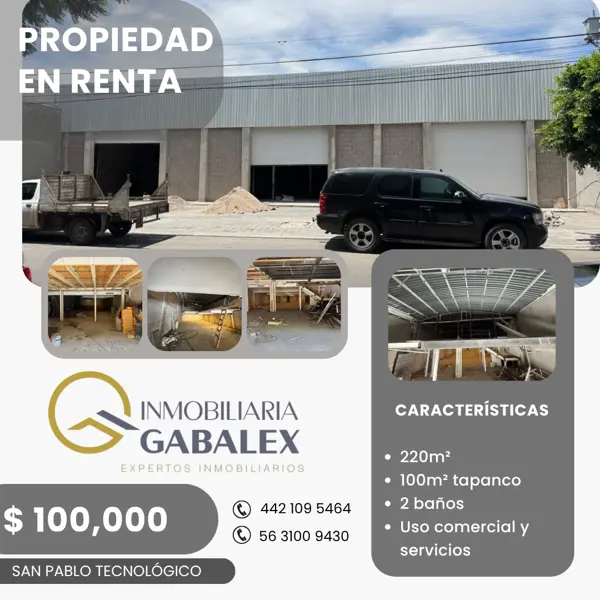 BODEGA COMERCIAL EN VENTA SAN PABLO TECNOLÓGICO