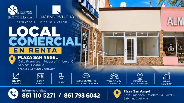 LOCAL COMERCIAL EN EXCELENTE UBICACION