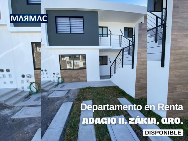 Departamento en Renta | Adagio II, Zakia | El Marqués, Qro