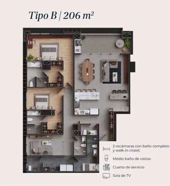 Departamento en venta en Zona San Agustín, San Pedro Garza García — foto 2 de 18